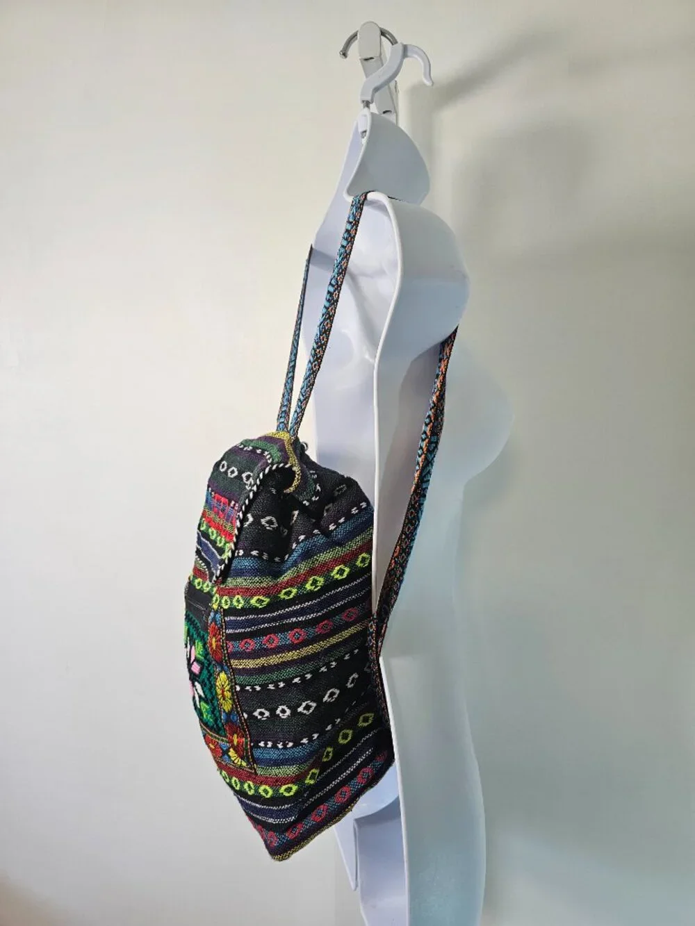 Unbranded Backpack Jerusalem Hippie Boho Festival Multi-Color